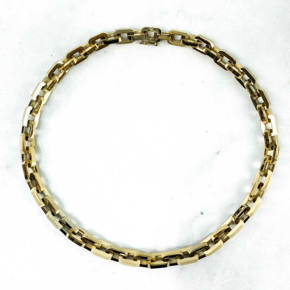 Eddie Borgo Supra Link Collar Necklace